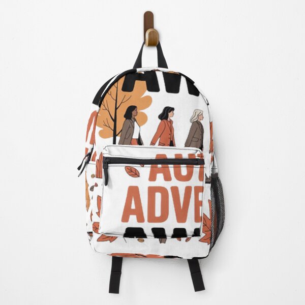 Item preview, Autumn Adventure Fall Thanksgiving Camping Camper Hiker designed and sold by GarinaguHN.
