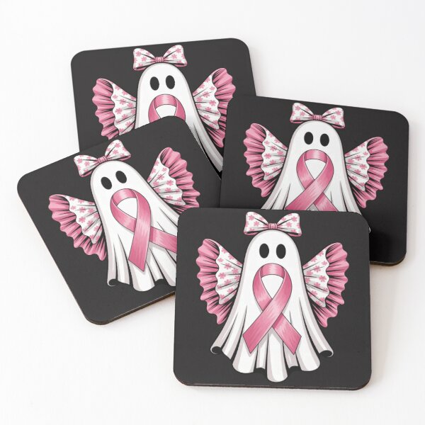 Item preview, Halloween Pink Breast Cancer Ghost in October We Wear Pink designed and sold by Ikwalima.