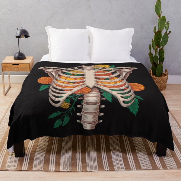 Item preview, Halloween Ribcage Pumpkins Skeleton Spooky Season T-Shirt designed and sold by Ikwalima.