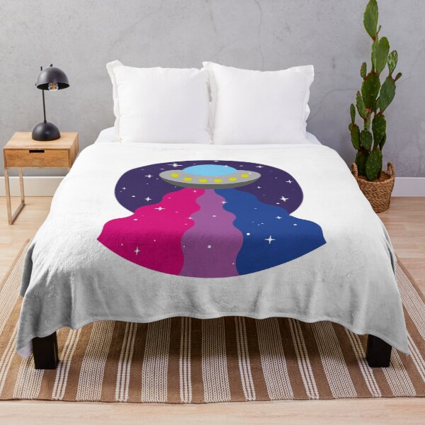 Item preview, Bisexual Flag UFO – Subtle LGBTQ+ Pride for Everyday Wear designed and sold by SafeSpace-co.