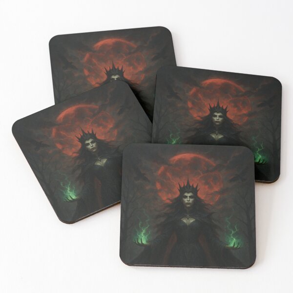 Item preview, Vampire Queen – Dark Fantasy Blood Moon Art designed and sold by Mo & Ko Design.