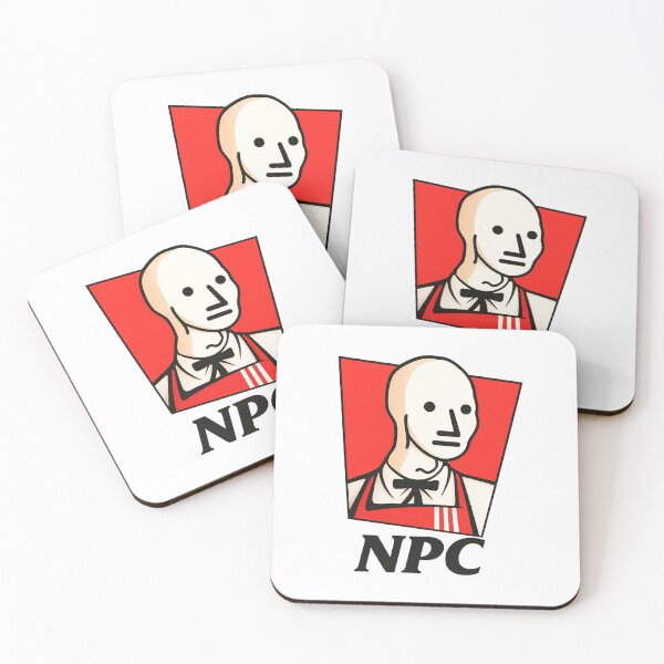 Item preview, NPC Meme Parody – Funny Minimalist Character Design designed and sold by CleanQuotes.