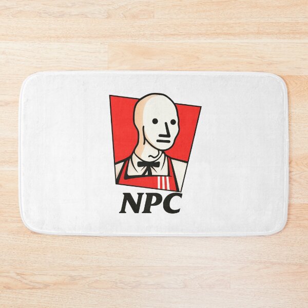 Item preview, NPC Meme Parody – Funny Minimalist Character Design designed and sold by CleanQuotes.