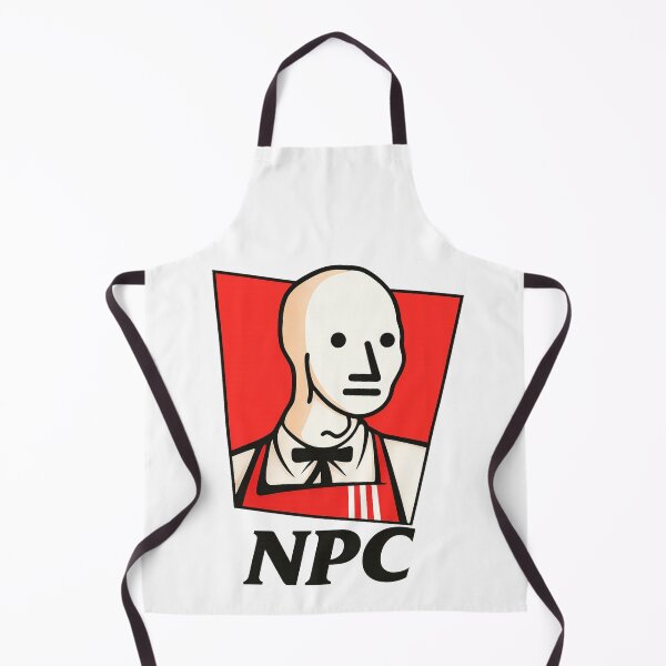 Item preview, NPC Meme Parody – Funny Minimalist Character Design designed and sold by CleanQuotes.