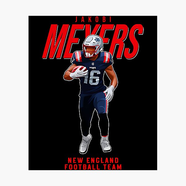 Item preview, Jakobi Meyers #16 New England Football Team designed and sold by MillerKrajcik.