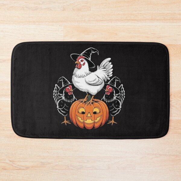 Item preview, Halloween Rooster Witchy Bird Pumpkin Poultry designed and sold by Ikwalima.