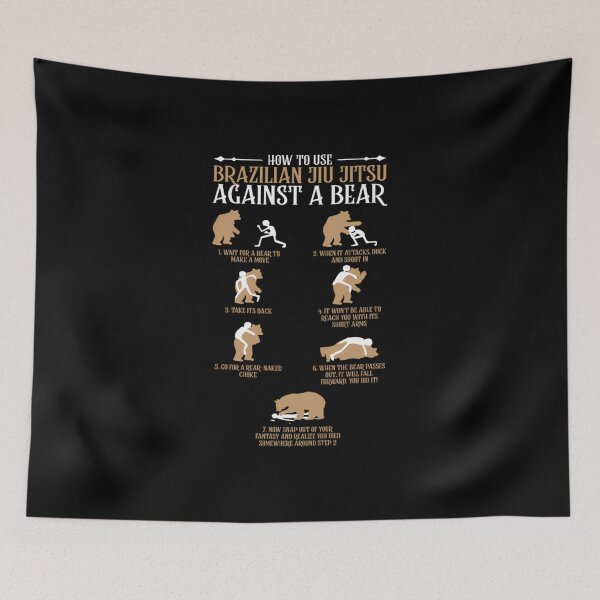 Item preview, Brazilian Jiujitsu Against A Bear  designed and sold by DANIEYOSTSO.