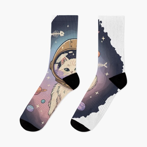 Item preview, Cute Space Cat Astronaut Nebula Art designed and sold by Drip stamp.