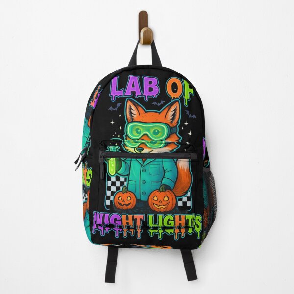 Item preview, Lab of Night Lights – Cute Fox Medical Lab Tech Halloween T-Shirt designed and sold by ClinicalHubs.