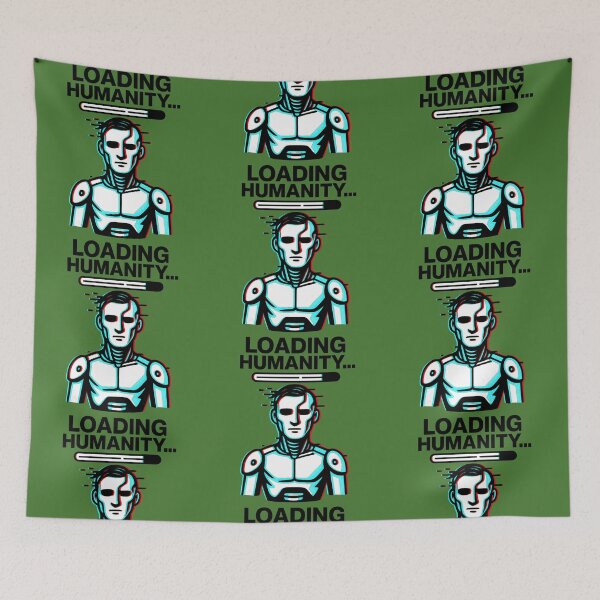 Item preview, "Glitched Cyborg Loading" designed and sold by ClearPulse.