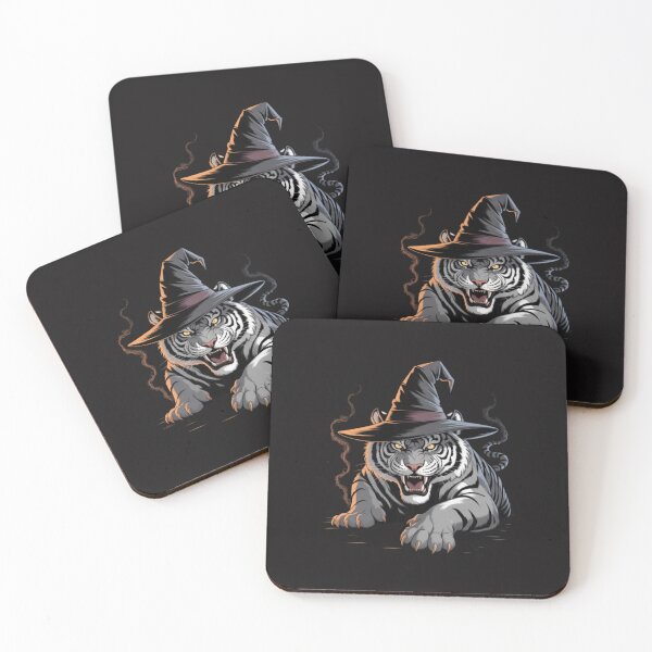 Item preview, Halloween Tiger Witch Scary Face Zombie Animal Halloween designed and sold by CraftyCuttable.