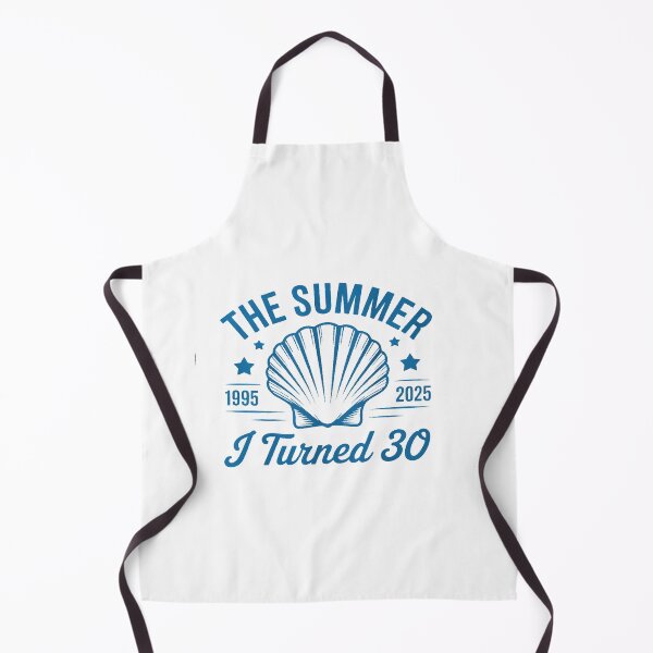 Item preview, The Summer I Turn 30 Summer Party Seashell Coastal Beach designed and sold by BlackStars3Neon.