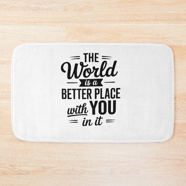 Item preview, The World Is A Better Place With You In It Mental Health   designed and sold by BlackStars3Neon.