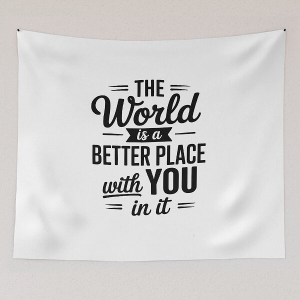 Item preview, The World Is A Better Place With You In It Mental Health   designed and sold by BlackStars3Neon.