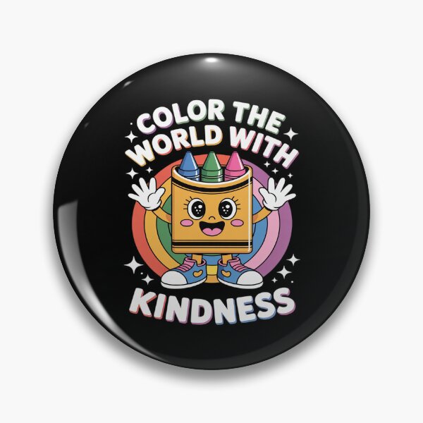 Item preview, The World With Kindness Crayon Mental Health Awareness designed and sold by BlackStars3Neon.