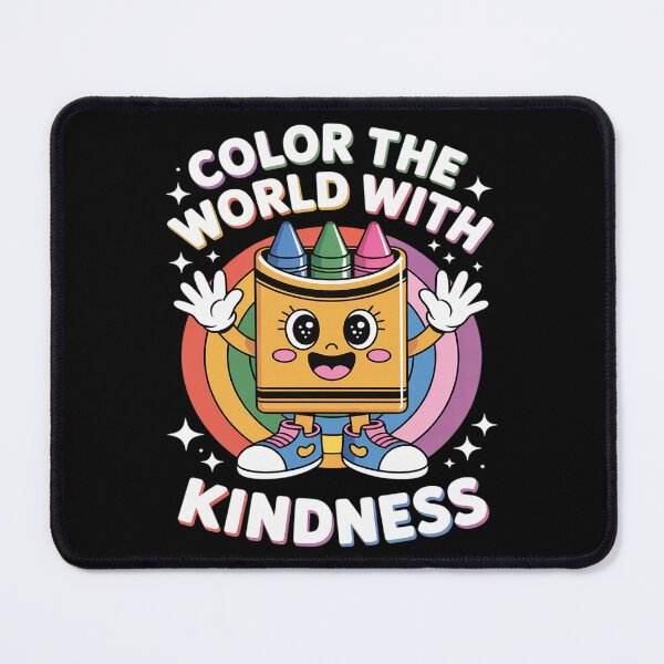 Item preview, The World With Kindness Crayon Mental Health Awareness designed and sold by BlackStars3Neon.
