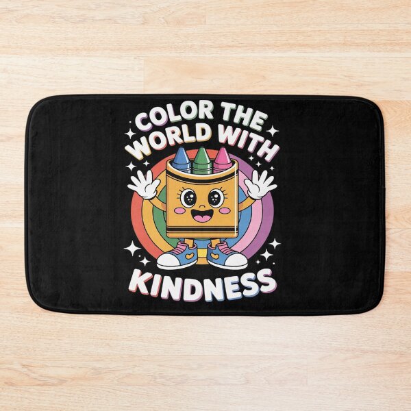 Item preview, The World With Kindness Crayon Mental Health Awareness designed and sold by BlackStars3Neon.