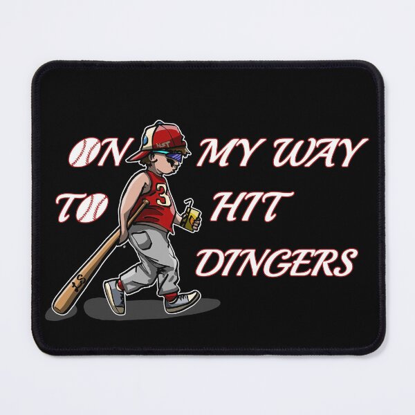 Item preview, On My Way To Hit Dingers designed and sold by Not So Tall.