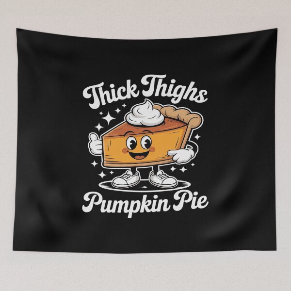 Item preview, Thick Thighs & Pumpkin Pies Baby Thanksgiving Fall designed and sold by BlackStars3Neon.