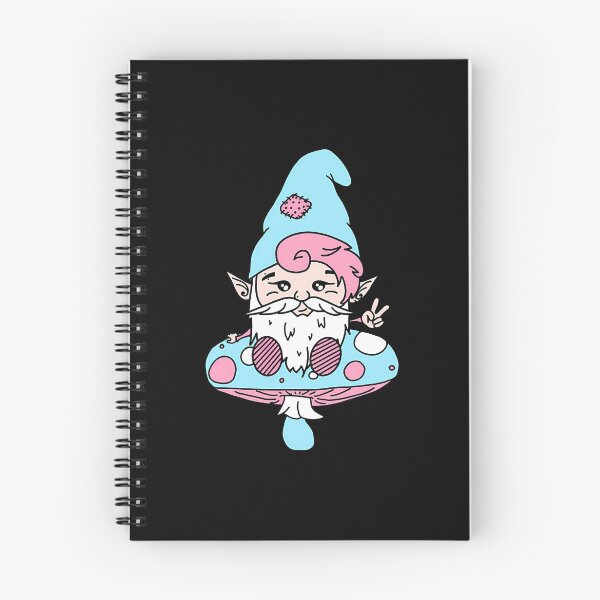 Item preview, trans gnome on a mushroom designed and sold by Cathrinemartine.