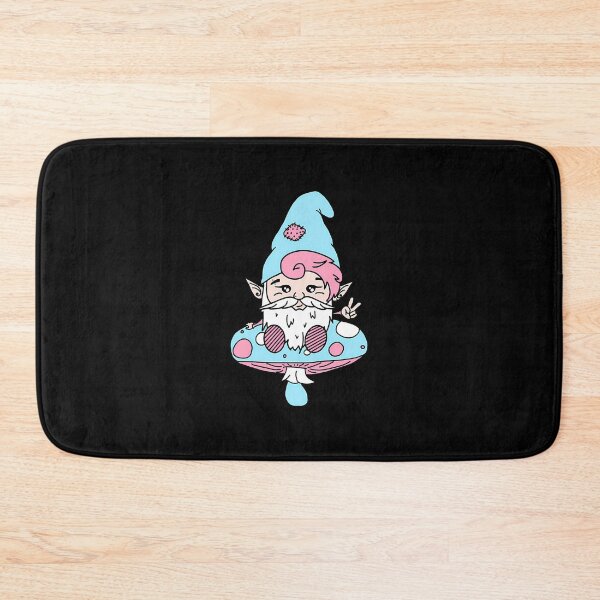 Item preview, trans gnome on a mushroom designed and sold by Cathrinemartine.
