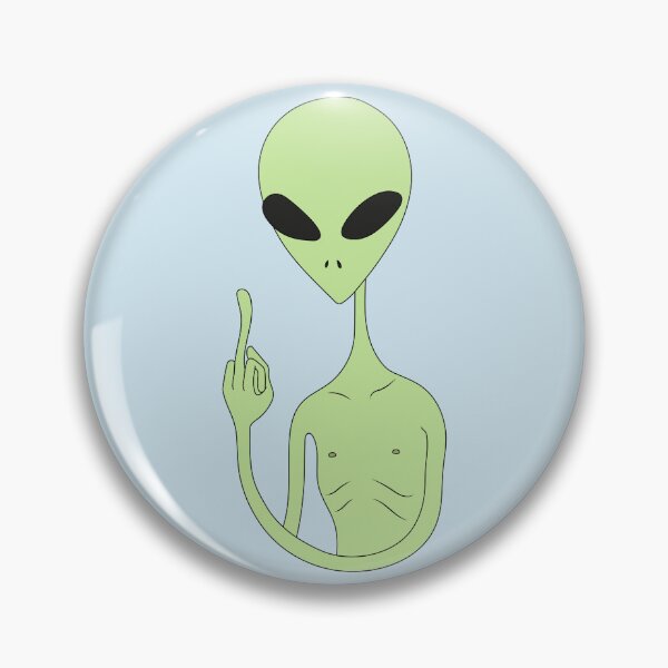 Item preview, middle finger alien designed and sold by myacideyes.