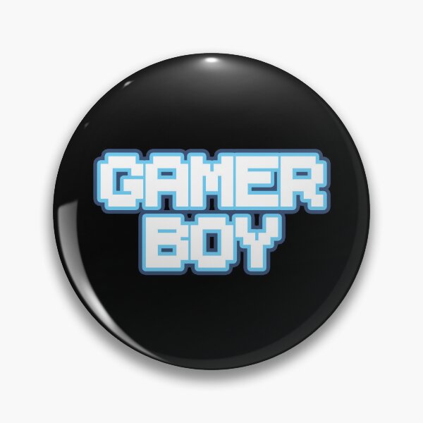 Item preview, Gamer Boy White Blue Indigo Pixel Text Retro Videogame designed and sold by Hi It's Elsie!.