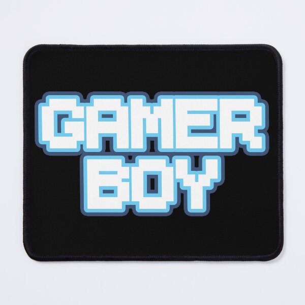 Item preview, Gamer Boy White Blue Indigo Pixel Text Retro Videogame designed and sold by Hi It's Elsie!.