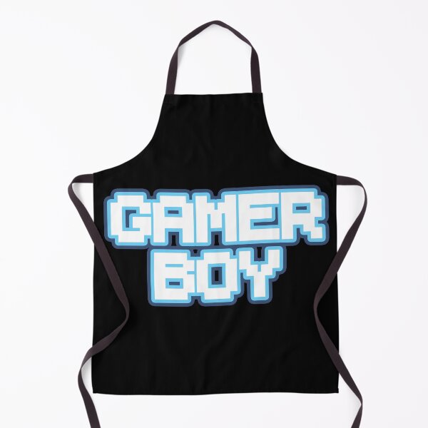 Item preview, Gamer Boy White Blue Indigo Pixel Text Retro Videogame designed and sold by Hi It's Elsie!.