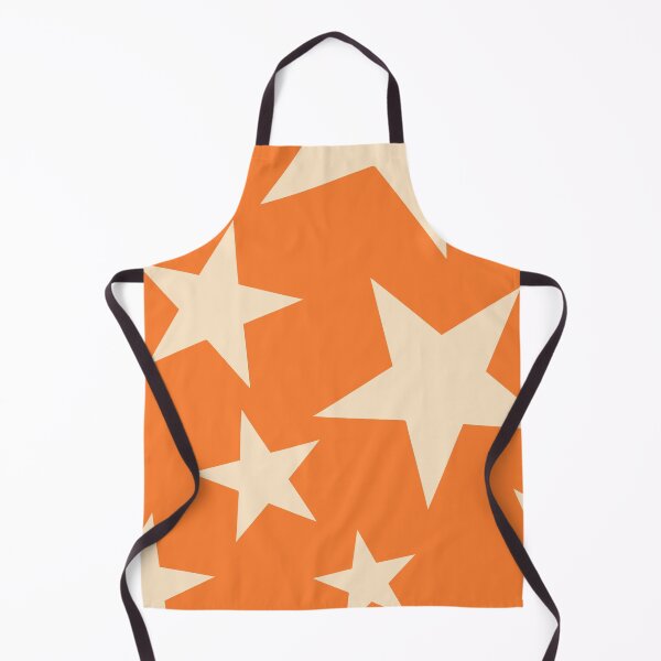 Item preview, Cosmic Orange Big Ol' Stars designed and sold by STUDIO MORE Los Angeles.