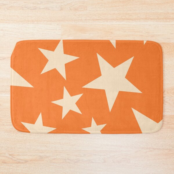 Item preview, Cosmic Orange Big Ol' Stars designed and sold by STUDIO MORE Los Angeles.