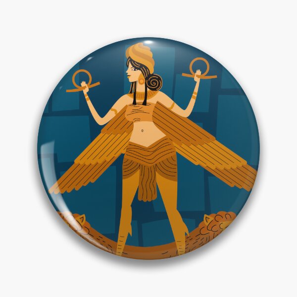 Item preview, ishtar winged goddess of mesopotamia designed and sold by matintheworld ( delcarmat ).