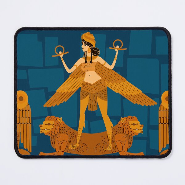 Item preview, ishtar winged goddess of mesopotamia designed and sold by matintheworld ( delcarmat ).
