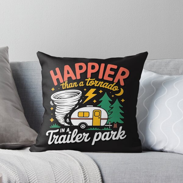Item preview, Happier Than a Tornado in a Trailer Park Party  designed and sold by CraftyCuttable.
