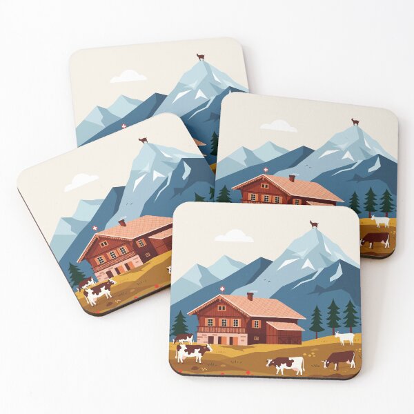 Item preview, Swiss Alpine Scene designed and sold by Design4uStudio.