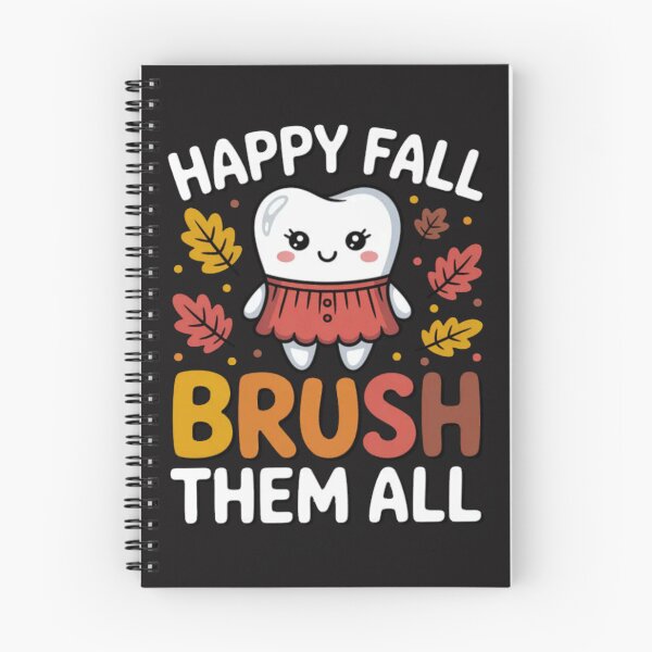 Item preview, Happy Fall Brush Them All Dental Dentist-Thanksgiving designed and sold by CraftyCuttable.