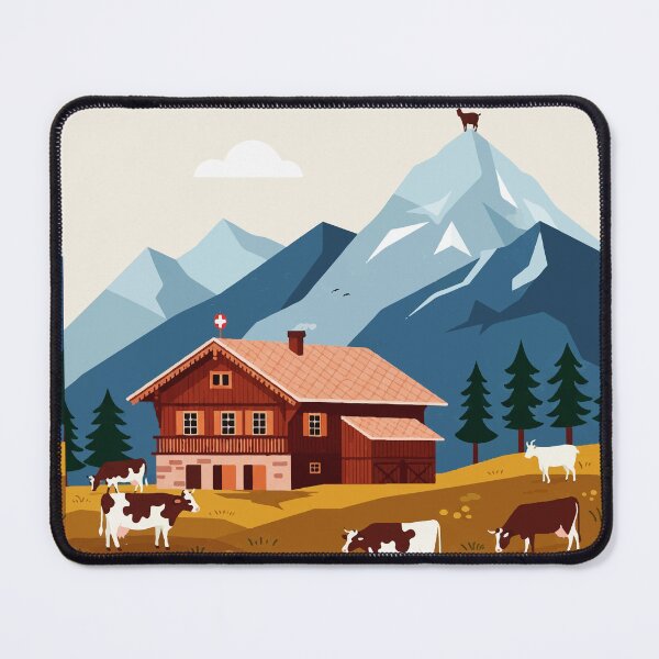 Item preview, Swiss Alpine Scene designed and sold by Design4uStudio.