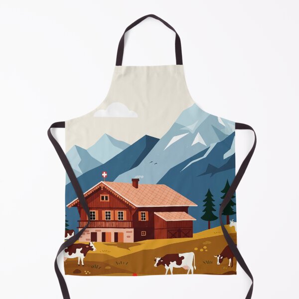 Item preview, Swiss Alpine Scene designed and sold by Design4uStudio.
