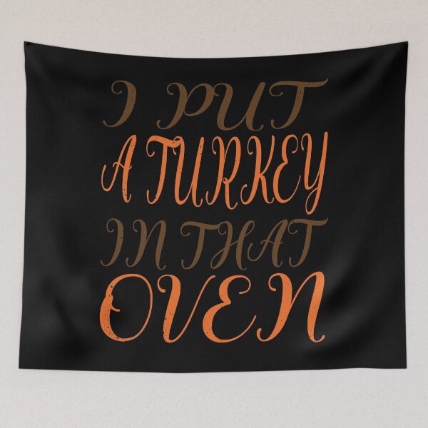 Item preview, I Put a Turkey in That Oven – Funny Thanksgiving Pregnancy Gift designed and sold by PrintistryArt.