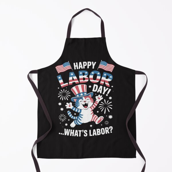 Item preview, Happy Labor Day Cat What is Labor  designed and sold by CraftyCuttable.
