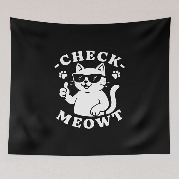Item preview, Check Meowt Funny Cat T-Shirt designed and sold by ArbitraryTees.