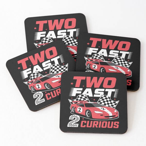 Item preview, Two Fast 2 Curious Race Car 2nd Birthday Boy designed and sold by KingsLife1994.