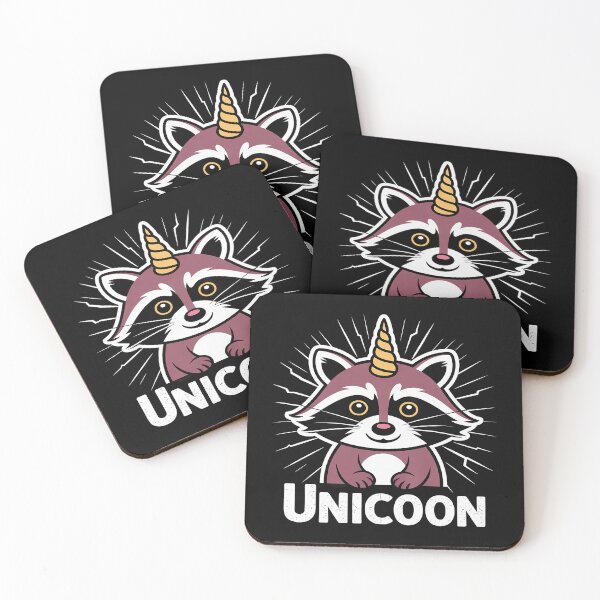 Item preview, Unicorn Raccoon Mammal Garbage Funny Trash Panda designed and sold by KingsLife1994.