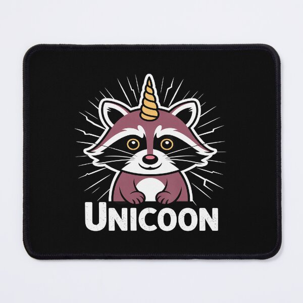 Item preview, Unicorn Raccoon Mammal Garbage Funny Trash Panda designed and sold by KingsLife1994.