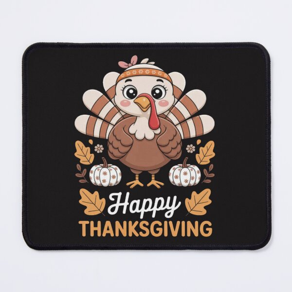 Item preview, Happy Thanksgiving Turkey Pumpkin Thankful Grateful Blessed designed and sold by CraftyCuttable.