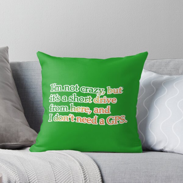 Item preview, I’m not crazy but it’s a short drive, green yellow orange designed and sold by mntimg.