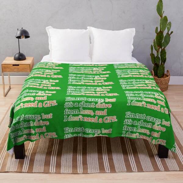 Item preview, I’m not crazy but it’s a short drive, green yellow orange designed and sold by mntimg.