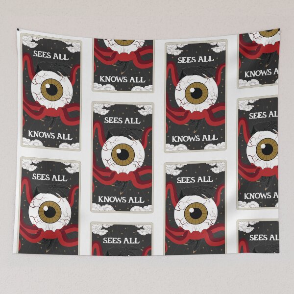 Item preview, Sees All, Knows All designed and sold by Azarath9.