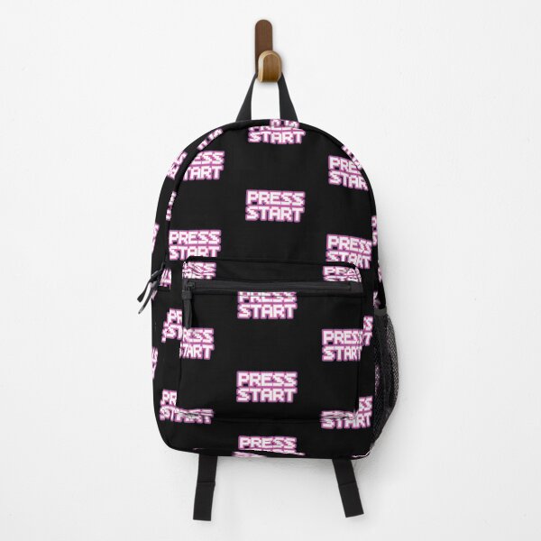 Item preview, PRESS START Gamer Girl Purple Pink White Pixel Text Retro Videogame designed and sold by Hi It's Elsie!.