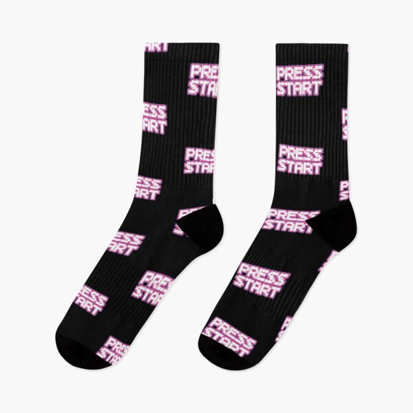 Item preview, PRESS START Gamer Girl Purple Pink White Pixel Text Retro Videogame designed and sold by Hi It's Elsie!.